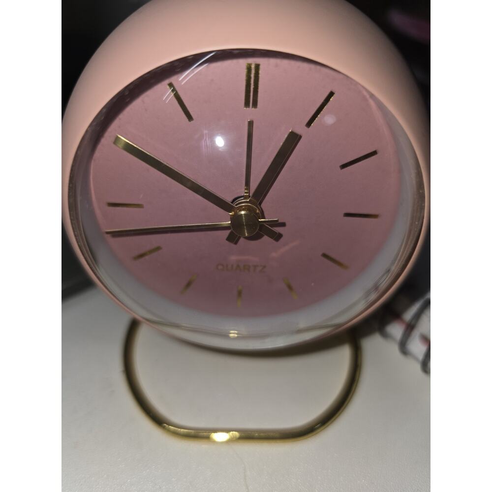 Pink Desk Clock